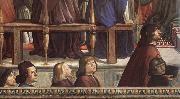 Domenicho Ghirlandaio Details of Bestatigung der Ordensregel der Franziskaner oil painting on canvas